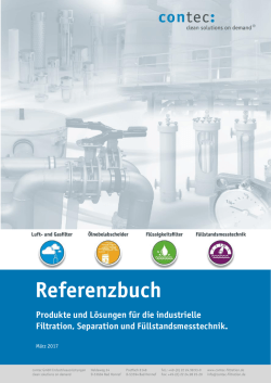 Referenzbuch - contec GmbH Industrieausrüstungen