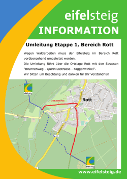 INFORMATION - Der Eifelsteig