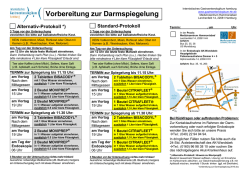 Darmspiegelung-Vorbereitung - Internistisches Gastroenterologikum