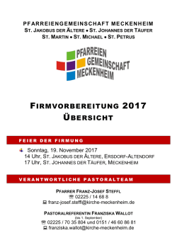 in diesem Dokument. - Pfarreiengemeinschaft Meckenheim