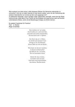 Ihre Liebste ist `ne Lesbe, doch treibt sie&acute;s auch mit ihm. (sie)will