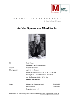 Kubinhaus: Auf den Spuren von Alfred Kubin