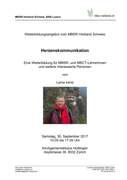 Herzenskommunikation - MBSR