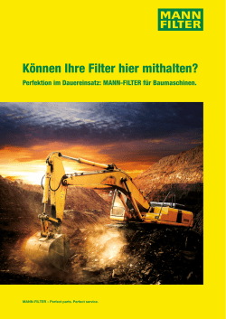MH Kompressoren Broschüre - MANN+HUMMEL Industriefilter