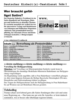 Deutscher Einheit(z)-Textdienst Seite 1