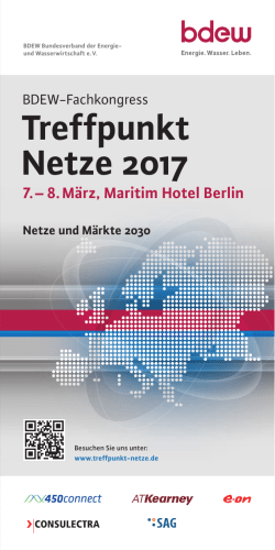 8. März, Maritim Hotel Berlin Treffpunkt Netze 2017