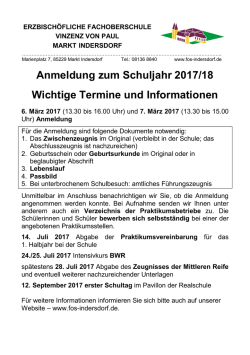 infoblatt termine anmeldung 2017 a5