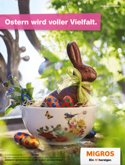 Ostern wird voller Vielfalt.