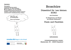 D&uuml;sseldorf f&uuml;r &acute;nen kleinen Euro