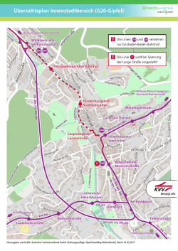 Übersichtsplan Innenstadtbereich (G20-Gipfel) - Baden