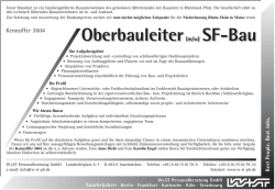 Oberbauleiter (m/w) - W+ST Personalberatung GmbH
