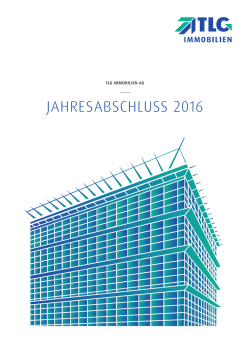 JAHRESABSCHLUSS 2016
