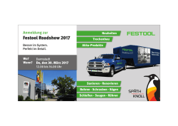 Festool Roadshow