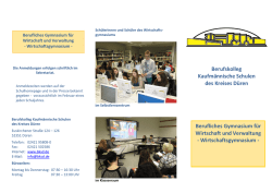 Informationen  - Berufskolleg Kaufmännische Schulen des