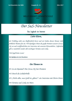 Der SuS-Newsletter - Willy-Brandt