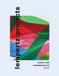 auction 1088 contemporary art