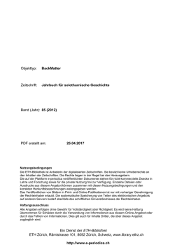 Jahrbuch für solothurnische Geschichte Band (Jahr - E