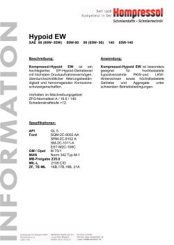 Hypoid EW - Kompressol