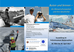 Buten und binnen - Polizeiakademie Niedersachsen