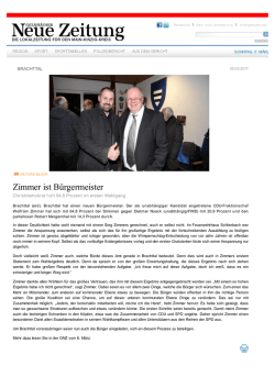 GNZ Zimmer neuer B&uuml;rgermeister 05.03.2017