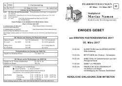 Aktuell 05/2017 - Stadtpfarrei Mariae Namen, Hanau