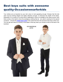 Best boys suits with awesome quality Occasionwearforkids