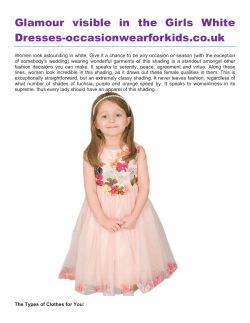 Glamour visible in the Girls White Dresses-occasionwearforkids.co.uk