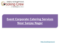 Event Corporate catering services  near sanjaya nagar
