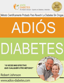 Robert Johnson Adiós Diabetes Libro PDF Descargar Completo
