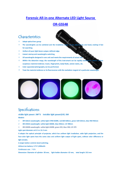 Forensic All-in-one Alternate LED Light Source OR-GSS48