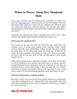 When to Worry About Dry Manhood Skin