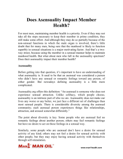 Does Asensuality Impact Member Health?