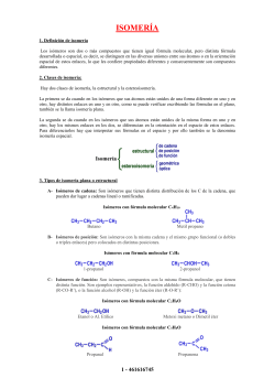 ISOMER&Iacute;A