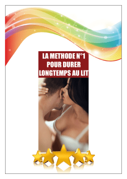 Durer Longtemps Au Lit&trade; par Thomas Da Costa