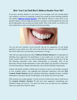 How You Can Find Best Children Dentist Near Me