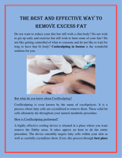The best and effective way to remove excess fat