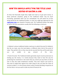 How you should apply for the Title Loan devoid of having a Job