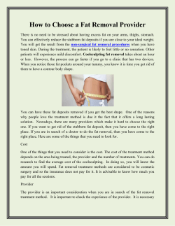 How to Choose a Fat Removal Provider