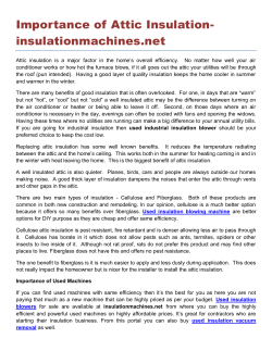 Importance of Attic Insulation insulationmachines.net