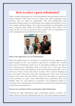How to select a good orthodontist