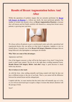 Results of Breast Augmentation before And After