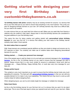 Getting started with designing your very first Birthday banner custombirthdaybanners.co.uk