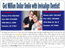 Get Million Dollar Smile with Invisalign Dentist!(1)