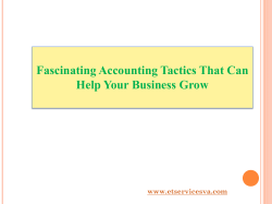 Fascinating Accounting Tactics That Can Help Your Business Grow
