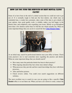 How Can You Find The Services of Best Dental Clinic Clute