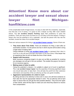 Attention! Know more about car accident lawyer and sexual abuse lawyer flint Michigan hanfliklaw.com