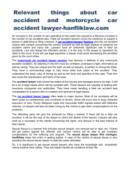 Relevant things about car accident and motorcycle car accident lawyer-hanfliklaw